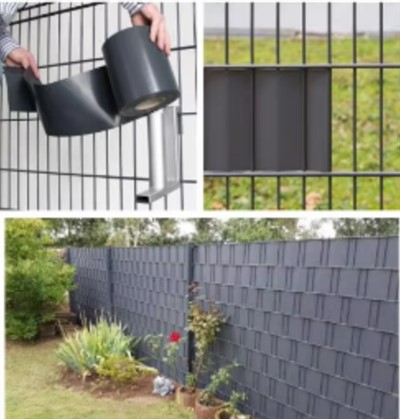 Bandă de gard pentru ecran de confidențialitate din PVC